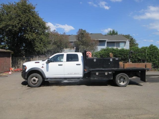 2024 Dodge Ram 5500 Heavy Duty Crew Cab 4x4 Flatbed Service Truck