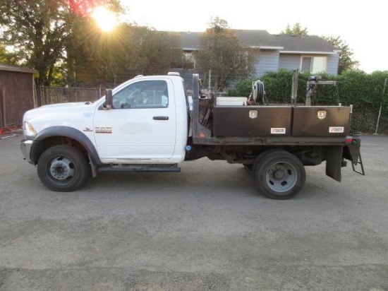 2017 Dodge Ram 4500 Heavy Duty 4x4 Flatbed Service Truck