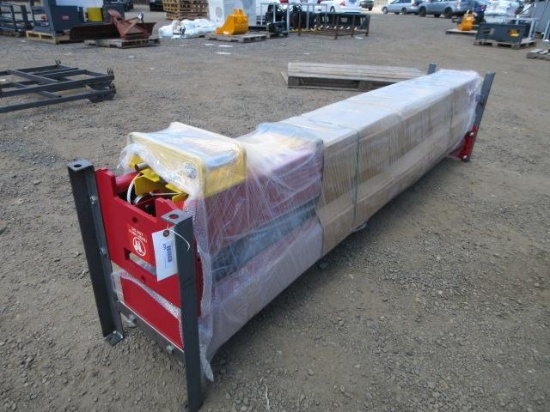 2026 SD LANCH TPL TWO-POST AUTO LIFT W/ POWER UNIT, 4,500 KG LIFTING CAPACITY (RED) (UNUSED)