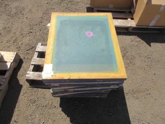 (15) 24'' X 20'' SCREEN PRINTING FRAMES