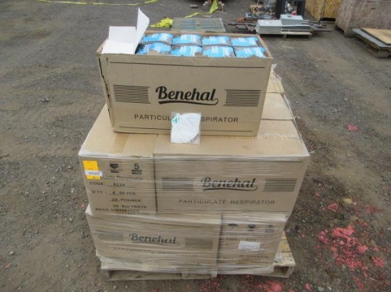 (13) BOXES OF BENEHAL N95 RESPIRATOR MASKS, 400 MASKS PER BOX