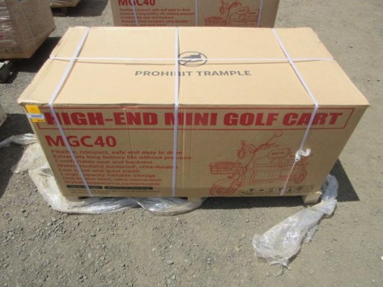 2026 Sd Lanch Mgc40 3-Wheel Electric Golf Cart (Green) (Unused)