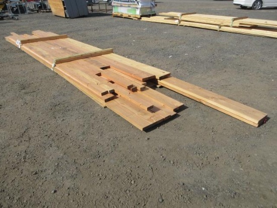 ASSORTED 2'' & 1'' THICK LUMBER, UP TO 24' LONG