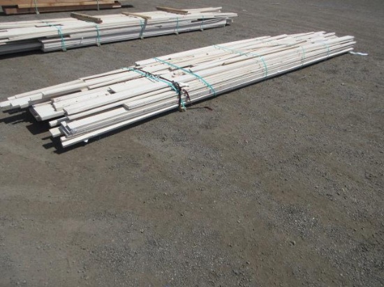 ASSORTED PRIMED LUMBER BUNDLE UP TO 23' LONG