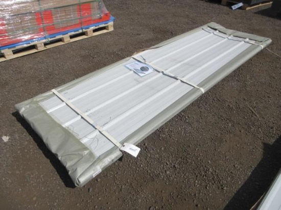 (50) FUTURE 118'' X 37'' WHITE GALVALUME STEEL ROOFING (UNUSED)