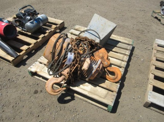 INGERSOLL-RAND E-SERIES ELECTRIC CHAIN HOIST