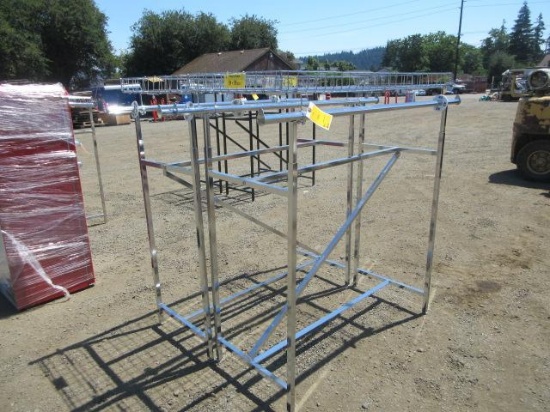 (2) 49'' X 22'' ADJUSTABLE CLOTHING RACKS