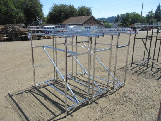 (3) 49'' X 22'' ADJUSTABLE CLOTHING RACKS