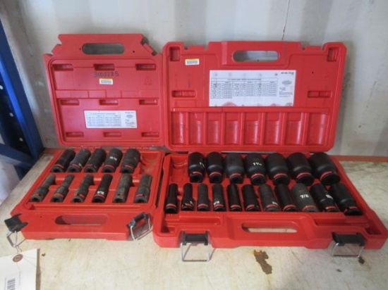 (2) MILWAUKEE SOCKET SETS