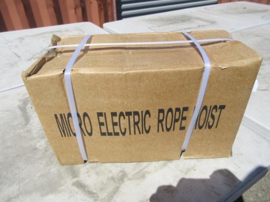 2026 ZJG MICRO ELECTRIC ROPE HOIST (UNUSED)