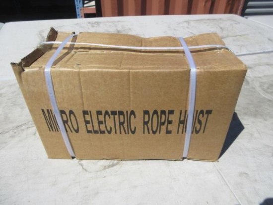 2026 ZJG MICRO ELECTRIC ROPE HOIST (UNUSED)