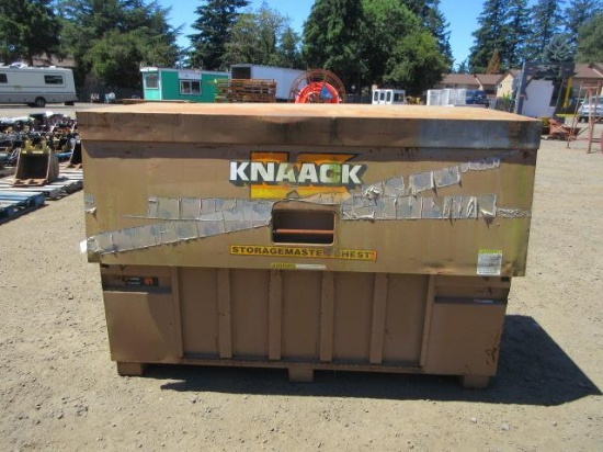 73'' X 31'' X 50'' KNAACK BOX W/ FORK POCKETS
