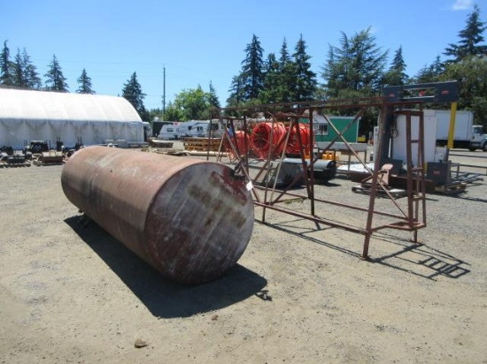 1000 GALLON FUEL TANK W/ STAND