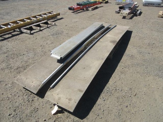 (2) 145'' ALUMINUM RAMPS & (2) 10' RAMPS