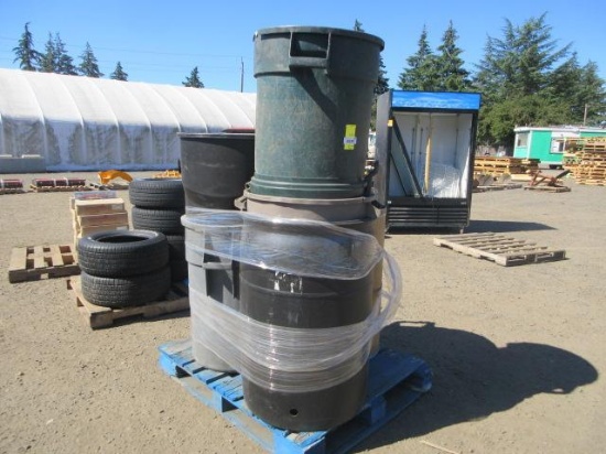 ASSORTED WASTE BINS