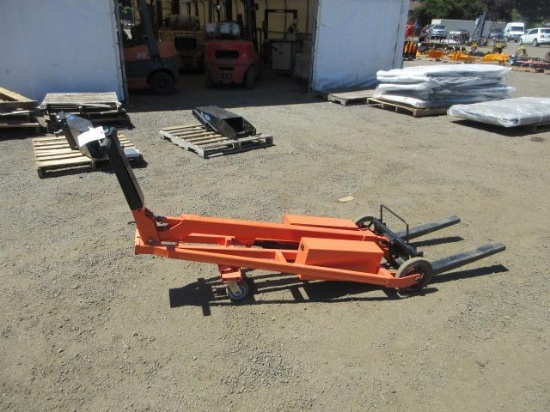ELECTRIC PALLET JACK W/ 20'' X 3'' FORKS *NO KEY OR CHARGER*