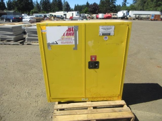 43'' X 18'' X 44'' FLAMMABLE STORAGE CABINET