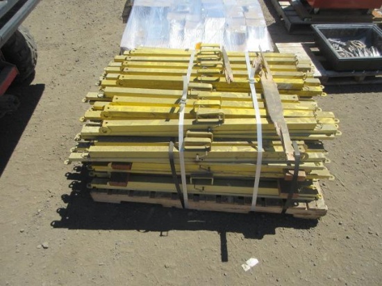 APPROX (45) SINGLE STANCHIONS GUARDIAN FALL PROTECTION, MODEL # 15225