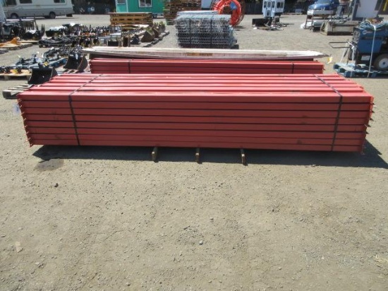 APPROX (48) 147'' PALLET RACKING CROSS BEAMS