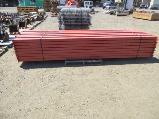 APPROX (48) 147'' PALLET RACKING CROSS BEAMS