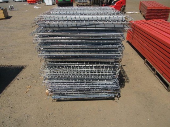 APPROX (44) 43'' X 46'' PALLET RACK WIRE MESH DECKING