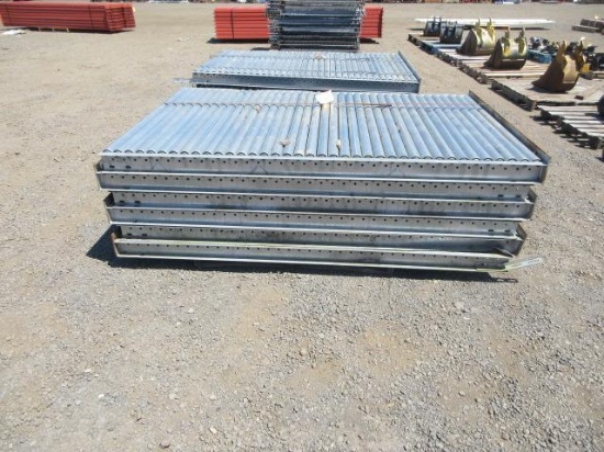 (6) 48" X 76" STEEL ROLLER TABLES