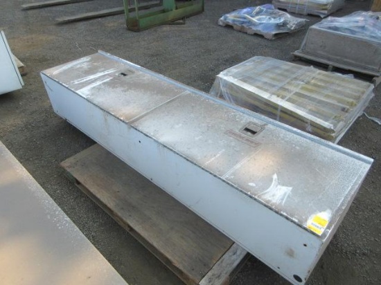 8' X 16'' X 24'' WEATHER GUARD TRUCK BOX *NO KEY*