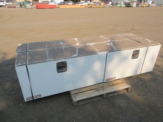 (2) 8' X 16'' X 24'' WEATHER GUARD TRUCK BOX *NO KEY*
