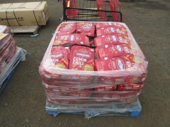 APPROX (50) 12LB KINGSFORD CUMIN CHILI CHARCOAL BRIQUETTES