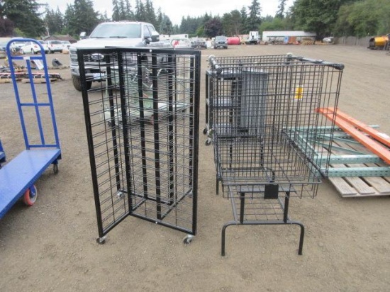27'' X 27'' X 41'', 48'' X 24'' X 27'', & 40'' X 40'' X 58'' METAL RACKING