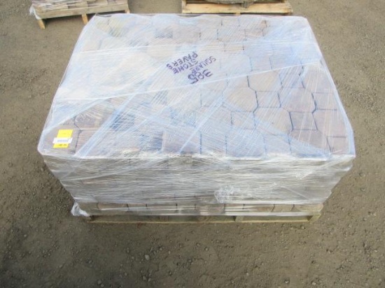 APPROX (385) 5 1/4'' X 5 1/4'' SQUARE STONE PAVERS