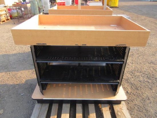 48'' X 30'' X 40'' DISPLAY BIN ON CASTERS