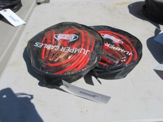 (2) FUTURE 13' 200 AMP JUMPER CABLES (UNUSED)