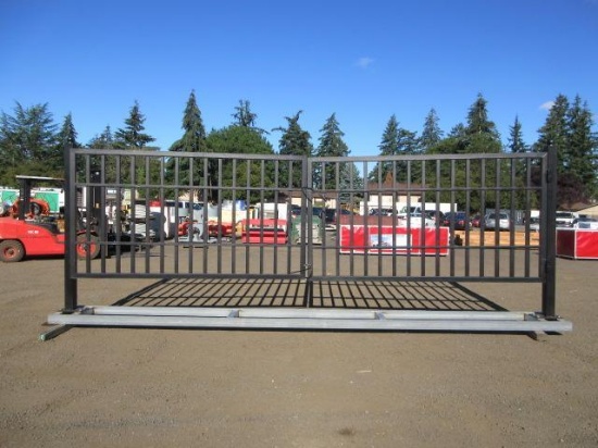 19' BI-PARTING IRON GATE