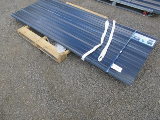 (30) 94 1/2'' X 36'' BLACK METAL ROOF/WALL PANELS (UNUSED)
