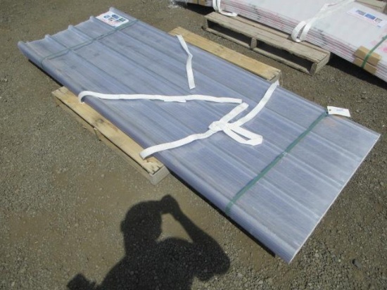 (30) 95'' X 36'' CLEAR POLYCARBONATE ROOF PANELS (UNUSED)