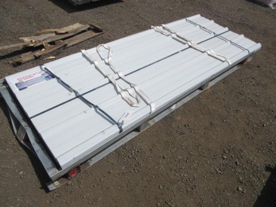 (70) 94 1/2'' X 36'' WHITE METAL ROOF/WALL PANELS (UNUSED)