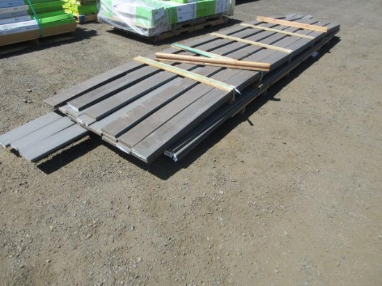 APPROX (40) TREX LINEAGE 1'' X 6'' COMPOSITE DECKING BOARDS UP TO 20' LONG