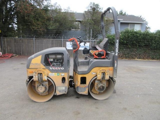 2018 VOLVO DD30B DUAL DRUM VIBRATORY ROLLER