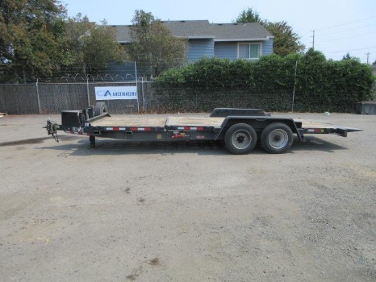 2022 BEHNKE TBCT2216ET TANDEM AXLE TILT DECK FLATBED TRAILER
