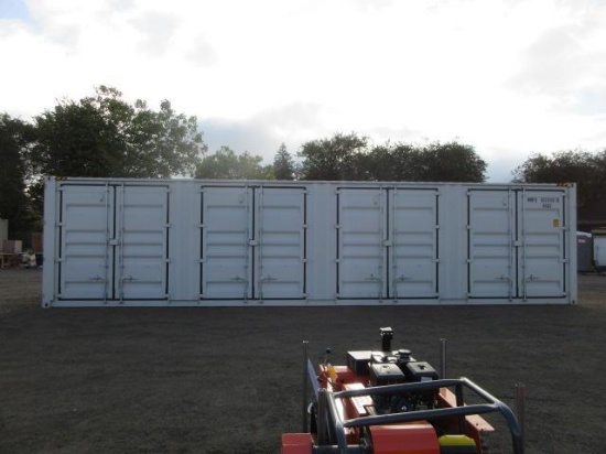 2026 40' HIGH CUBE SHIPPING CONTAINER W/ (4) SIDE DOORS, S/N-MMPU5024589