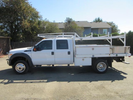 2014 FORD F-450 SUPER DUTY CREW CAB 4X4 UTILITY TRUCK