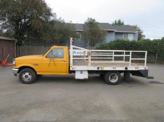 1996 FORD F-350 DUALLY FLATBED