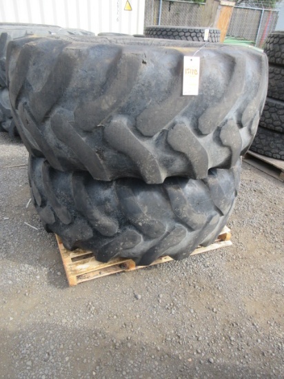 (2) GOODYEAR LT525 21L-24 TIRES