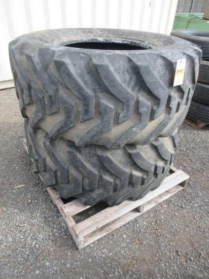 (2) FIRESTONE 19.5L-24 TIRES