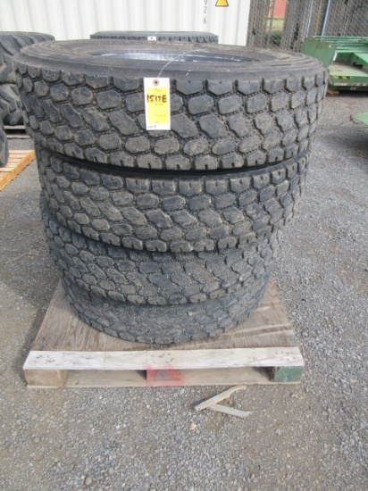 (4) Hercules Strong Guard Hmd 11r24.5 Tires
