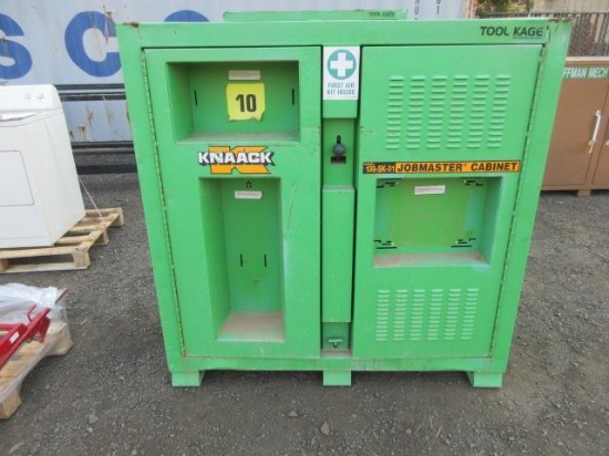 KNAACK 139-SK-01 JOBMASTER CABINET W/ FORK POCKETS, 60'' X 30'' X 61'' TALL