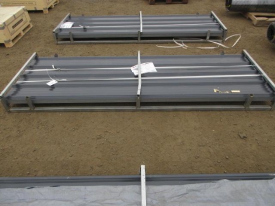 (100) 2026 ABOSS 116 1/2'' X 36'' GRAY GALVALUME CORRUGATED STEEL PANELS (UNUSED)