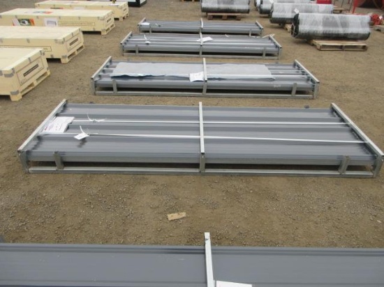 (100) 2026 Aboss 116 1/2'' X 36'' Gray Galvalume Corrugated Steel Panels (Unused)