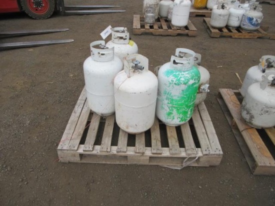 (7) ASSORTED PROPANE TANKS
